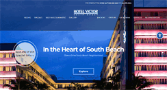 Desktop Screenshot of hotelvictorsouthbeach.com